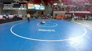 106 lbs Round 4 - Semis (4 Team) - Quinton Dyer, Canyon Randall vs Wyatt Johnson, Frisco Wakeland