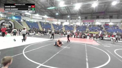 144 lbs Quarterfinal - Chase Jenny, Cwo vs Andre Ramirez, No Team
