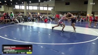 190 lbs Cons. Semi - Andrew Yeats, Dolphin Nation vs Cayden Ervin, Techfall Wrestling Club