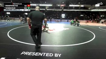 Girls 145 lbs Semifinal - Persephone Puz, Vashon Island (Girls) vs Taydem Bylin, Enumclaw (Girls)