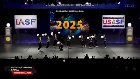 Dolce All-Star - Senior Pom - Small [2025 Senior Small Pom Finals] 2025 The Dance Worlds