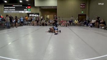 85 lbs Round 1 (8 Team) - Blake Kapitan, Indiana Outlaws vs Aksyl Hooper, Williamson County WC