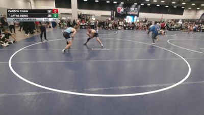 175 lbs Cons. Quarters - Dayne Serio, SPAR Wrestling Academy vs Carson Shaw, Summit Wrestling Club