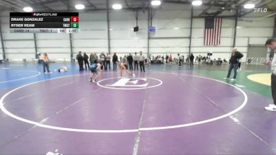 96 lbs Round 5 (3pm Friday) - Ryder Ream, Team Gotcha vs Drake Gonzalez, Cali Red