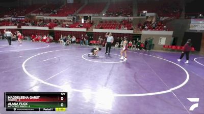 100 lbs Semis (4 Team) - Magdeleena Garst, Prosper vs Alana Flick, Katy Cinco Ranch