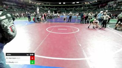 80 lbs Semifinal - Brianna Harrison, Newton Girls vs Callie Chudy, Montgomery Youth Wrestling