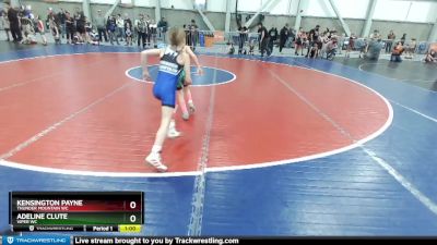 57 lbs Quarterfinal - Adeline Clute, Viper WC vs Kensington Payne, Thunder Mountain WC