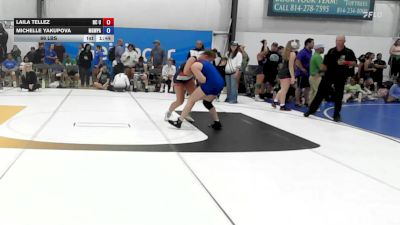 66 lbs Semifinal - Laila Tellez, NC United - W vs Michelle Yakupova, MGW Death By Chocolate - W