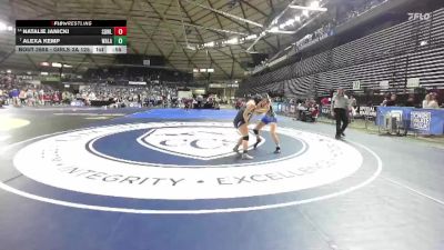 Girls 3A 125 lbs Cons. Round 4 - Alexa Kemp, Walla Walla (Girls) vs Natalie Janicki, Sedro-Woolley (Girls)