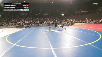 3A Boys 132 lbs Quarterfinal - Leonel Vargas, Riverside (Boardman) Boys vs Peyton Wafer, Douglas Boys