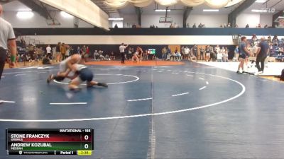 165 lbs Cons. Round 1 - Andrew Kozubal, Messiah vs Stone Franczyk, Ursinus