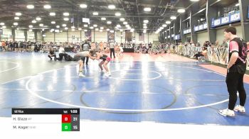 127 lbs Rr Rnd 1 - Hudson Glaze, MF Purge vs Mason Kager, Ohio Titan Scarlet