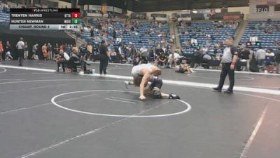 157 lbs Champ. Round 2 - Hunter Newman, Morningside (Iowa) vs Trenten Harris, Ottawa University