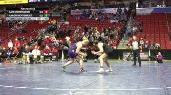 2A-285 lbs Cons. Round 5 - Aaron Richtsmeier, Clear Lake vs Sam Christensen, Central Lyon/George-Little Rock