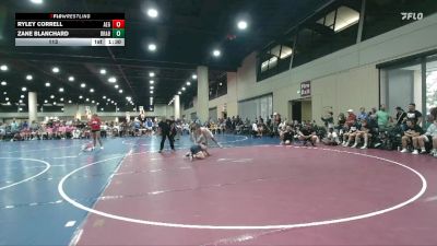 113 lbs Round 2 (4 Team) - Zane Blanchard, BRAWL Black vs Ryley Correll, Alabama Elite Gold