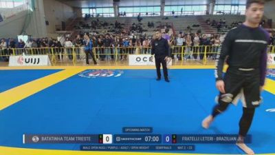 Giuliano Svara vs Alfredo Mazzamauro 2026 UIJJ TRIESTE BJJ CHALLENGE