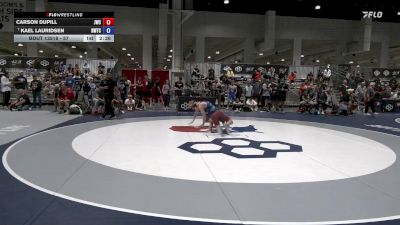57 lbs Cons. Round 6 - Carson Dupill, Jackrabbit Wrestling Club vs Kael Lauridsen, Nebraska Wrestling Training Center