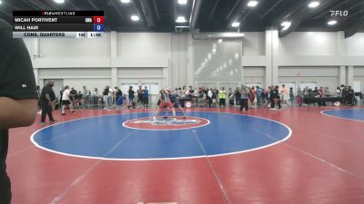 165 lbs Cons. Quarters - Micah Portivent, Guerrilla Wrestling Academy vs Will Hair