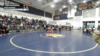 113 lbs Cons. Round 2 - Ethan Waxberg, Calabasas vs James Burtonduron, Santa Monica