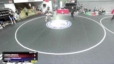 126 lbs Cons. Round 2 - Logan Orozco, G-Style Wrestling Club vs Kaizen Stirdivant, California