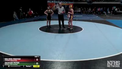 114G Cons. Round 1 - Solveig Finstad, Lathrop Wrestling vs Dezmari Peter, Nenana High School