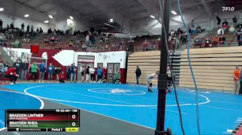 138 lbs Cons. Round 6 - Braeden Lintner, New Palestine vs Brayden Rhea, Westfield High School