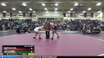 170 lbs Cons. Round 1 - Matthias Kohl, Lisbon vs Mike Barberi, Tinley Park (Andrew)