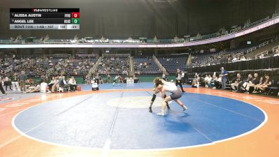 1-4A - 107 Cons. Semi - Alissa Austin, First Flight High School vs Angel Lee, North Lenoir High School