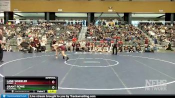 144 lbs Semifinals (8 Team) - Grant Rowe, Blackwell vs Lane Wheeler, Sperry