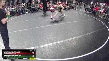 120 lbs Finals (8 Team) - Levi Bullerman Jr, Minnesota Gold vs Ashton Mussman, Nebraska Black