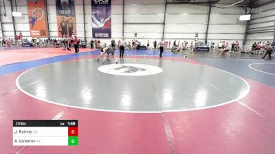 170 lbs Round Of 128 - Jeffrey Rainier, DE vs Aidan Gubarev, NY