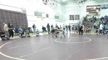 97 lbs Semifinal - Vincent Hunt, Moses Lake Wrestling Club vs Bentley Mattern, Scrap Yard Garage Wrestling