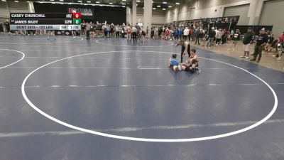 120 lbs Champ. Rd Of 64 - Casey Churchill, Arizona vs James Bilby, South Central Punisher Wrestling