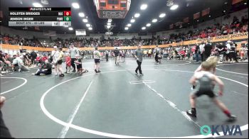 46 lbs Semifinal - Holsten Bridges, Norman Grappling Club vs Jenson Inger, Powerhouse