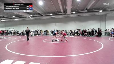 Senior Women Freestyle FS - 72 lbs Cons. Round 3 - Eve Berrington, California vs Annette Beltran, California