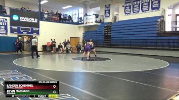 285 lbs 5th Place Match - Landen Schemmel, Cornell College vs Kevin Machado, Dubuque