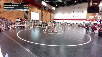 170 lbs Cons. Round 2 - Mesa Landers, Pinedale vs Cheyenne Marshall, Thunder Basin