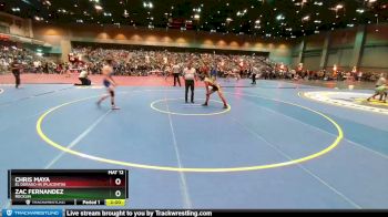 132 lbs Champ. Round 1 - Zac Fernandez, Rocklin vs Chris Maya, El Dorado HS (Placentia)