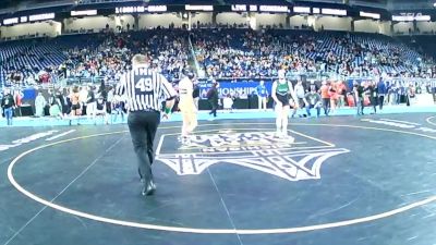 Girls-140 lbs Quarterfinal - Jasmine Walker, Algonac (Girls) vs Kylee Malloy, Olivet (Girls)