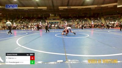 96 lbs Consi Of 16 #2 - Fernando Sierra, OKC Saints Wrestling vs Ryan Prendergast, Midwest RTC