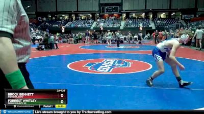 2A-126 lbs Cons. Round 2 - Brock Bennett, North Murray vs Forrest Whitley, Pierce County HS