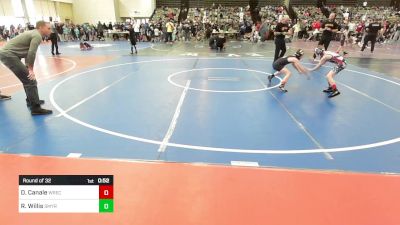 65-B lbs Round Of 32 - Dominic Canale, Wrecking Crew Wrestling Academy vs Riley Willis, Smyrna