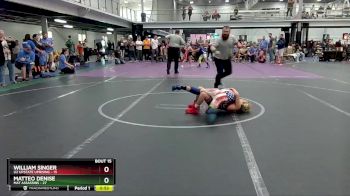 78 lbs Round 4 (8 Team) - William Singer, U2 Upstate Uprising vs Matteo Denise, Mat Assassins