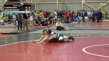 133 lbs Cons. Round 1 - Carver Moyer, Norwich vs Shaun McLaughlin, Roger Williams