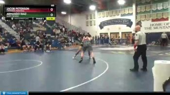 195 lbs Cons. Round 2 - Jacob Peterson, Cimarron-Memorial vs Armando Diaz, Slam! Nevada