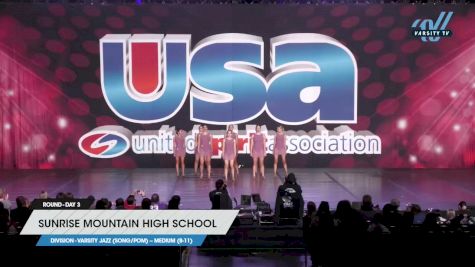 Sunrise Mountain High School - Varsity Jazz (Song/Pom) -- Medium (8-11) [2023 Varsity Jazz (Song/Pom) -- Medium (8-11) Day 3] 2023 USA Spirit & Junior Nationals/Collegiate Championships