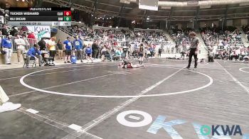 49 lbs Round Of 32 - Tucker Wishard, Claremore Wrestling Club vs Eli Dicus, Raw Wrestling Club