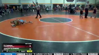 Quarterfinal - Ty Thomas, Alburnett Mat Pack vs Karson Ellenberg, Pack 732