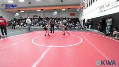 66 lbs Rr Rnd 2 - Lightning Kirk, Quezada Wrestling Academy vs Luke Griffin, Muskogee Rougher Youth Wrestling