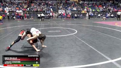 90 lbs Quarterfinal - Logan Conover, Batavia WC vs Nick Dilallo, Arlington Cardinals WC